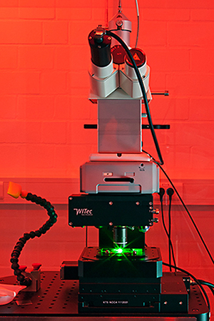 Konfokales Ramanmikroskop am Lehrstuhl für Biophysik © LS Biophysik, RUB
