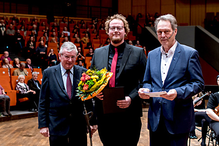 Daniel Mann erhielt den Ruth-Massenberg Preis für seine Dissertation im Bereich Biophysik. © RUB, Kramer